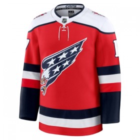 Washington Capitals Hockeydrakt 2025-26 Fanatics Premium Dylan Strome Rød Tredje - Herre