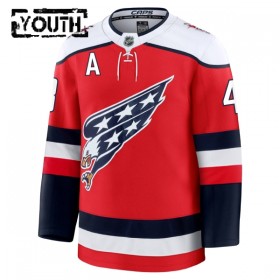 Washington Capitals Hockeydrakt 2025-26 Fanatics Premium Tom Wilson Rød Tredje - Barn