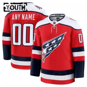 Washington Capitals Hockeydrakt Custom 2025-26 Fanatics Premium Rød Tredje - Barn