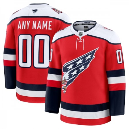 Washington Capitals Hockeydrakt Custom 2025-26 Fanatics Premium Rød Tredje - Herre