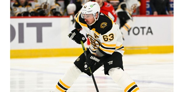 Marchand scorer hat-trick