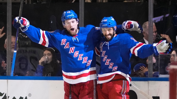 New York Rangers vinner over Los Angeles Kings og slutter med 4, 3 poeng fra Trocheck